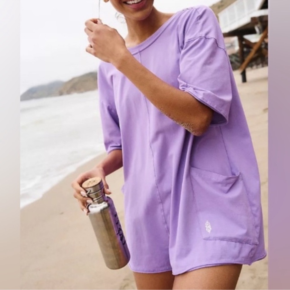 NWT Free People Hot Shot Tee romper